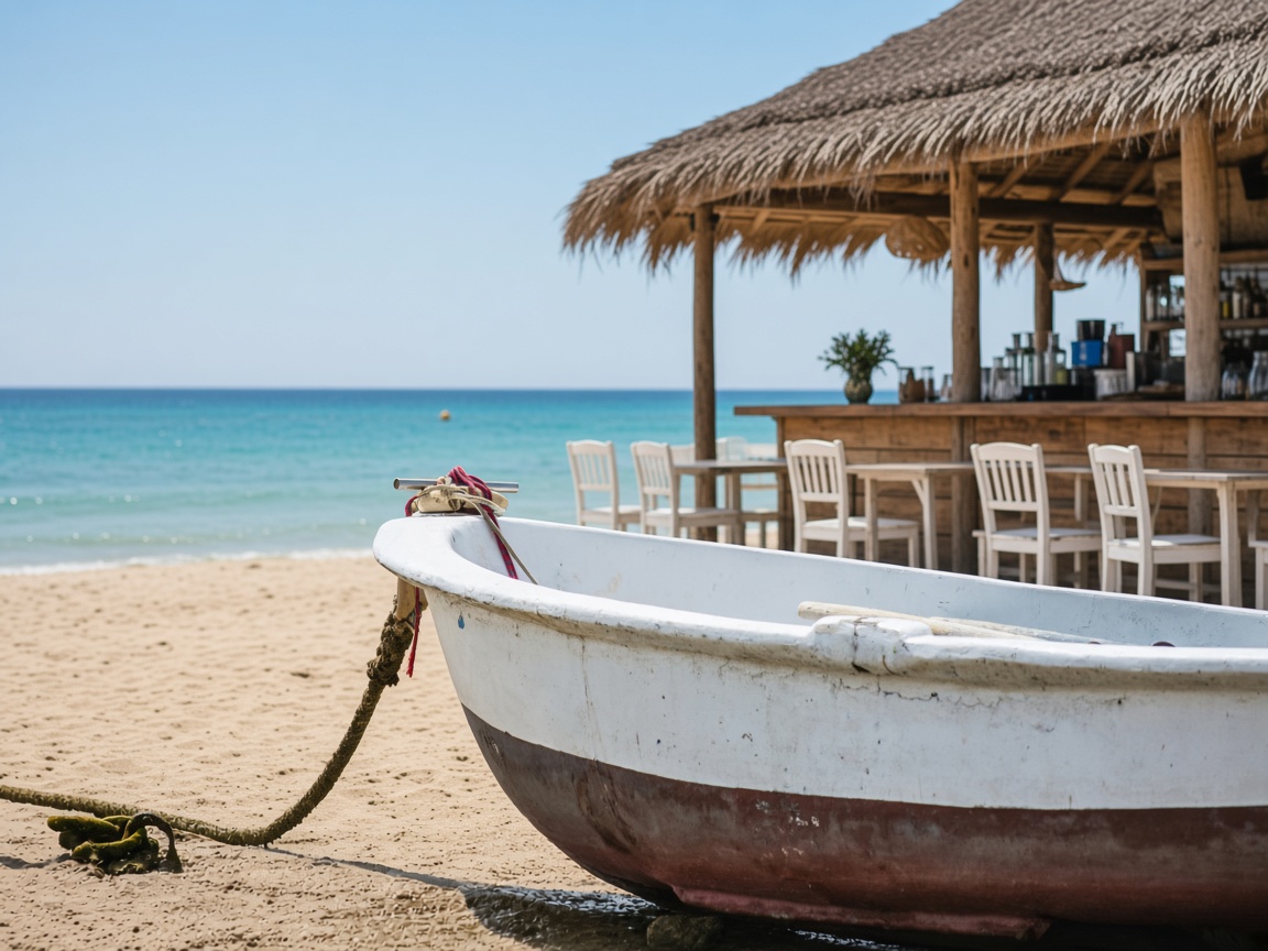 Chiringuito sur la plage de Zahara